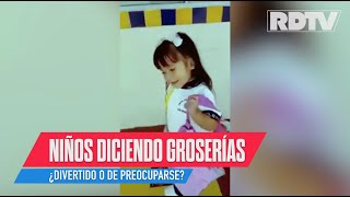 Niños diciendo groserías ¿divertido o de preocuparse [upl. by Ayel]