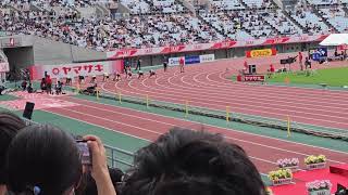 【2023年】陸上日本選手権100M準決勝 柳田選手 [upl. by Ganny]