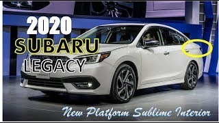 WOW 2020 Subaru Legacy revealed  with new platform sublime interior  2019 Chicago Auto Show [upl. by Noraed152]