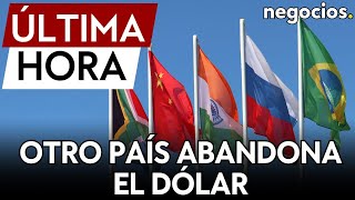 ÚLTIMA HORA  BRICS Otro país abandona oficialmente el dólar estadounidense [upl. by Xeno729]