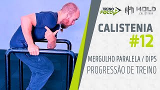 Dip  Mergulho na paralela  Progressão de Treino  TEF Calistenia 12 [upl. by Berte]