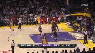 Kobe Bryant  quotDirkquot Fadeaway  OneLegged Post Fade  LAKERS 1112 [upl. by Nostets875]