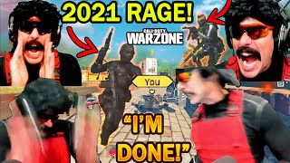 DrDisrespect MOST INTENSE Warzone RAGES in 2021 Part 1 [upl. by Zilef]