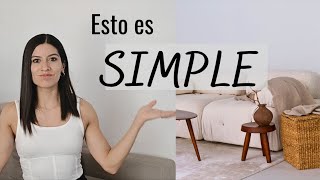 MINIMALISMO SIMPLE  7 tips prácticos y simples para ser minimalista [upl. by Lebazi223]