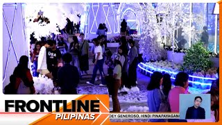 Bagong bukas na Christmas Village maagang dinayo ng mga turista  Frontline Pilipinas [upl. by Ettennyl868]