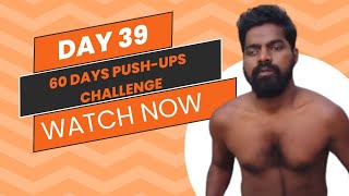 Day 39 of 60 Days Pushups Challenge homeworkout pushups motivation trending pushupchallenge [upl. by Rawden]