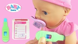 Pop Heeft Koorts Dokter Speelgoed Set Van Baby Born Spelen Met Poppen Nederlands Filmpje [upl. by Burkley]