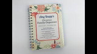 Amy Knapps Christian Family Organizer Review Pros and Cons [upl. by Melisenda]