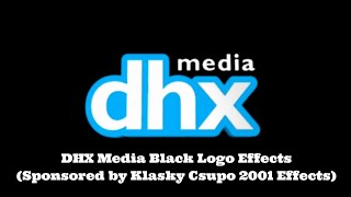 DHX Media Black Logo Effects Sponsored by Klasky Csupo 2001 Effects [upl. by Llerud]