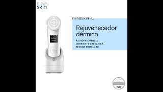 uso Nanoskin galvánica  radiofrecuencia [upl. by Dael]