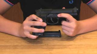 Airsoft Review  TM M92F military model GBB [upl. by Kentiga]