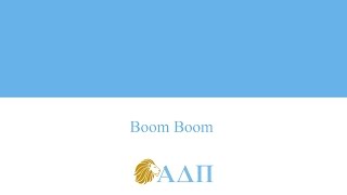 Boom Boom Alpha Delta Pi Song [upl. by Argyle861]