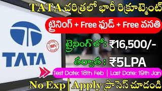 Latest Jobs In Telugu  Jobs In Hyderabad Work From Home Jobs 2024 TATA Steel JET Recruitment 2024 [upl. by Delila]