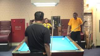 趙豐邦  周婕妤 VS Efren Reyes  Francisco Bustamante [upl. by Namien]