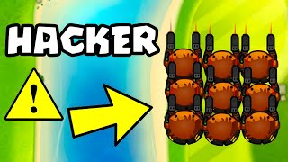 So I Outplayed This Hacker Until He Turned On Cheats Bloons TD Battles [upl. by Ernst]