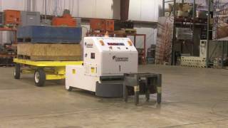 Tugger AGV  Automated Guided Vehicle tow agvs [upl. by Nosidda]