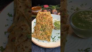 Lifafa Paratha 💜 paratha paratharecipe paneerparatha paneerparatharecipe dinnerrecipe lunch [upl. by Annayram]