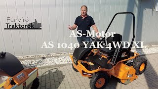 ASMotor AS 1040 YAK 4WD XL szárzúzós gazvágó gép quotYquot lengőkésekkel [upl. by Ardnak695]