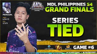 SERIES TIED  RRQ KAITO VS LAZY GAME 6 MDLPH GRANDFINALS  teamrrq [upl. by Yenahc]