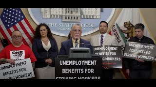 Senator Portantino Legislative Press Conference SB 1116 [upl. by Nnaeiluj]