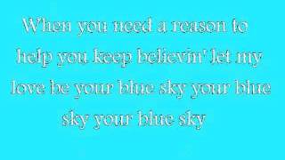 Francesca Battistelli  Blue Sky  Lyrics [upl. by Balsam]