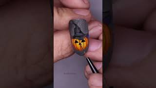 Diseño fácil y artístico para Halloween 👻💀uñas halloween nailart uñaspolygel cursouñas nailart [upl. by Norahc396]