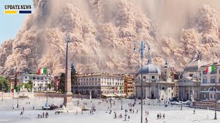 🚨Horrible Today Campi Flegrei Supervolcano Explodes Before Sunset Threatens Millions of Worldwide [upl. by Yllaw]