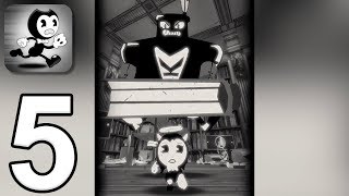 Bendy in Nightmare Run  Gameplay Walkthrough Part 5  Bendy in Dewey Decimated iOS Android [upl. by Wenger]