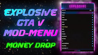 GTAV Explosive Mod Menu  MONEY DROP  Undetected  Download Tutorial Paid Menu 2022 Online [upl. by Ahsekim]