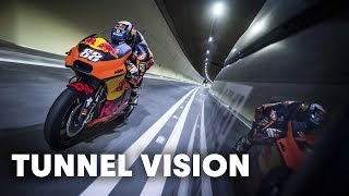 Blasting Through The Gleinalm Tunnel On The KTM Factory Racing MotoGP Bike [upl. by Cheney]