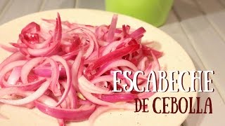 Escabeche de cebolla raw vegan [upl. by Dehnel353]