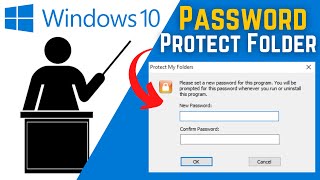 How To Password Protect A Folder In Windows 10 Without Software [upl. by Godart877]