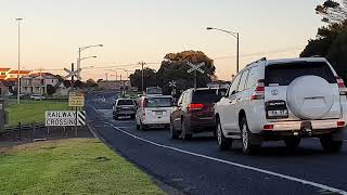 Level crossing  Wellington Street Warrnambool Victoria Australia [upl. by Alwitt]