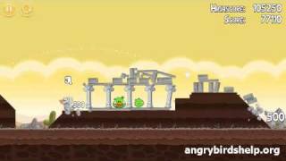 Angry Birds Level 320  3 Star Walkthrough [upl. by Aidroc885]