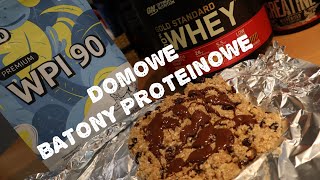 BATONY PROTEINOWE w 5 MINUT domowe batony wysoko białkowe [upl. by Nolyarg]