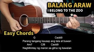 Balang Araw  I Belong To The Zoo  Guitar Tutorial  Guitar Chords [upl. by Anirhtak]