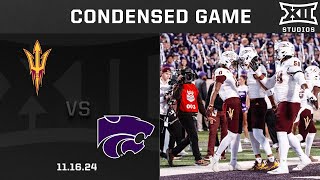 Arizona State vs Kansas State Condensed Game  2024 Big 12 Football [upl. by Ekalb246]