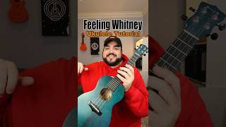 How to play ‘Feeling Whitney’ by Post Malone Ukulele Tutorial shorts [upl. by Sibilla]