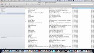 Apple OS X Lion 107  Mail app problems WARNING [upl. by Lorrayne]