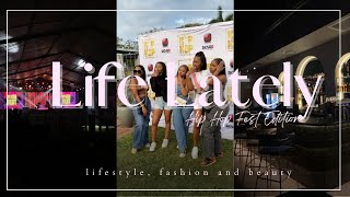 vlog Life Lately youth hip pop fest  breakfast  dinner dates [upl. by Ellennad676]