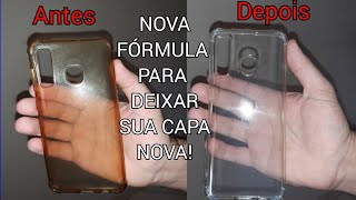 como limpar capinha celular transparente 2024 How to Clean Yellowness of Transparent Mobile Cover [upl. by Ahsinac646]