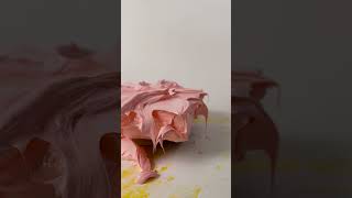 Blush Heavy Texture acrylic paint in action acrylicpainting paintingstyles impasto satisfying [upl. by Raffaj680]