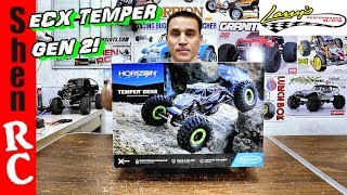 ECX TEMPER GEN 2 118 ROCK CRAWLER UNBOXING AND TEST [upl. by Arded]