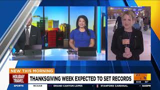 TSA preparing for recordbreaking Thanksgiving travel season [upl. by Nevaj]