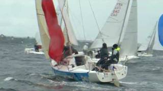 Grand Prix de lEcole navale  les J 80  Jour 2 à Brest [upl. by Fechter316]