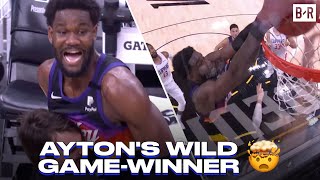 WILD ENDING Deandre Ayton Dunks GameWinner After Paul George Misses Two Free Throws [upl. by Eilraep537]