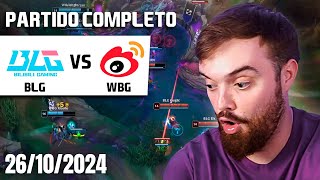 BLG vs WBG  SEMIFINALES DEL MUNDO  WORLDS 2024 [upl. by Horatia]