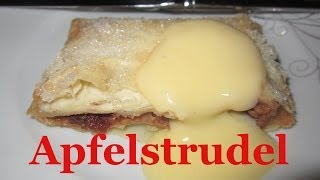 Falscher Apfelstrudel  Schnelles Dessert [upl. by Ettereve]