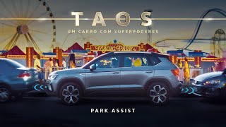 Taos  Park Assist  VW Brasil [upl. by Ydarb356]