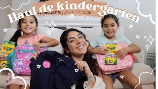 HAUL de compras para kindergarten [upl. by Henghold]